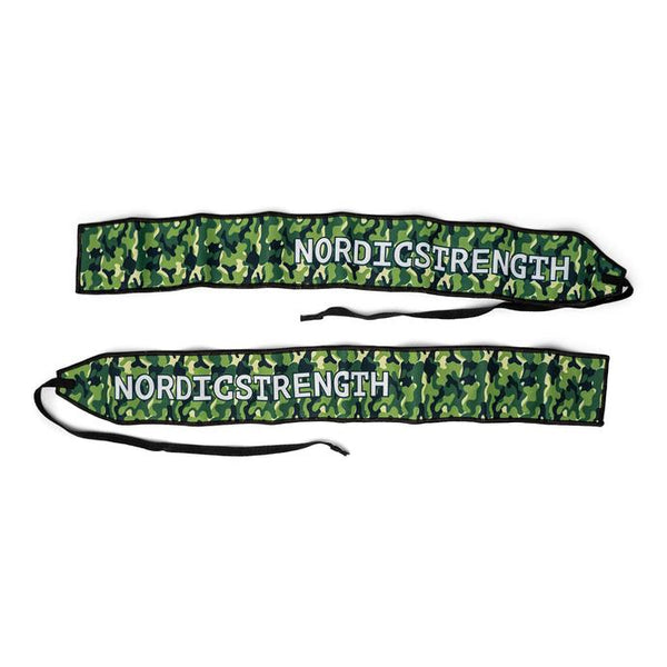 Handgelenkbandage aus Nylon, grüner Tarn-Look (Paar)