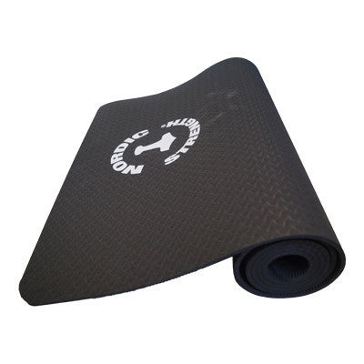 TPE Yogamatte, schwarz, 6mm - schadstofffrei und zu 100% recycelbar