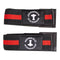 Okklusionsbänder für die Arme, schwarz-rot (Paar)