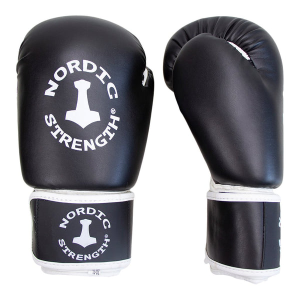 Boxhandschuhe von Nordic Strength, schwarz